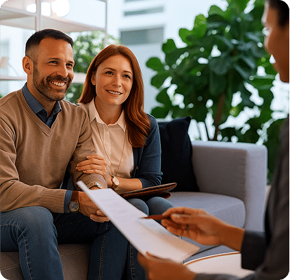 Inspiration — friendly consultation with a new home specialist